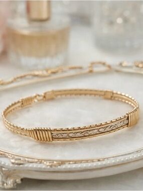 Ronaldo Rose’s Fancy Bracelet Gold & Sterling Designer Wire